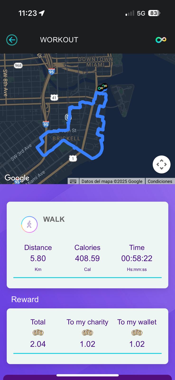 WeMoove App screenshot