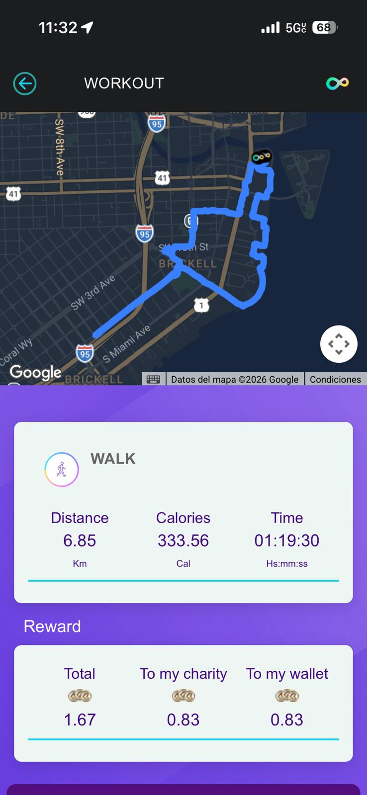 WeMoove App screenshot
